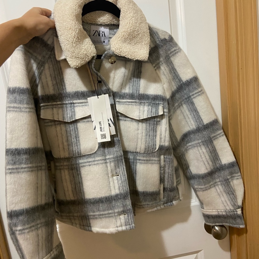 Zara plaid overshirt
